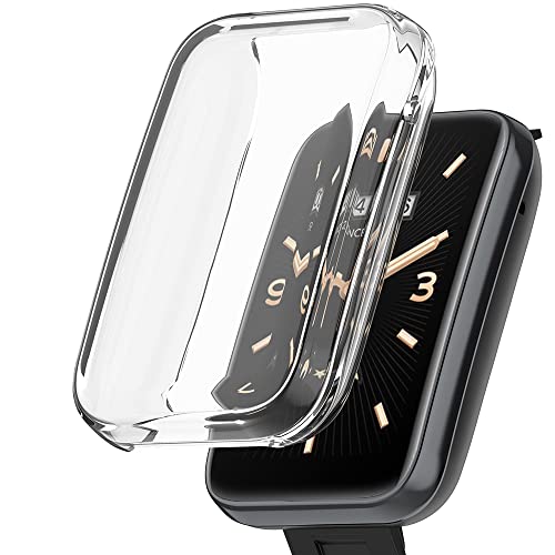 Miimall�Ή�Xiaomi Mi Band 7 Pro�J�o�[ �t�B���� TPU�S�ʕی�P�[�X �d�C���b�L���H �����ߗ� �Ռ��z�� �w��h�~ ���y�� Mi Band 7 Pro �P�[�X �C�A�h�~ �E���ȒP�i�N���A�j