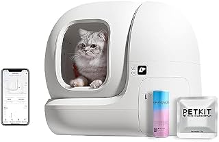 PETKIT Self Cleaning Cat Litter Tray, PURA MAX Automatic Cat Litter Box with N50, 76L Extra Large Capacity, APP Control, Safety Protection, Smart Robot Litter Box for Multiple Cats