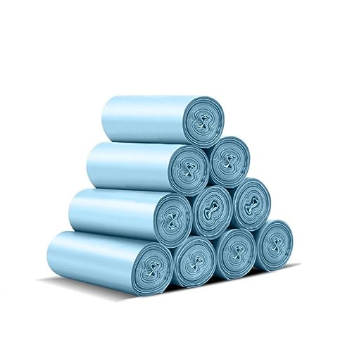 2.6 Gallon Trash Bags, 150 Count Small Trash Can Liners for Bathroom or Livingroom, Blue 2 Gallon Thickly Garbage Bags