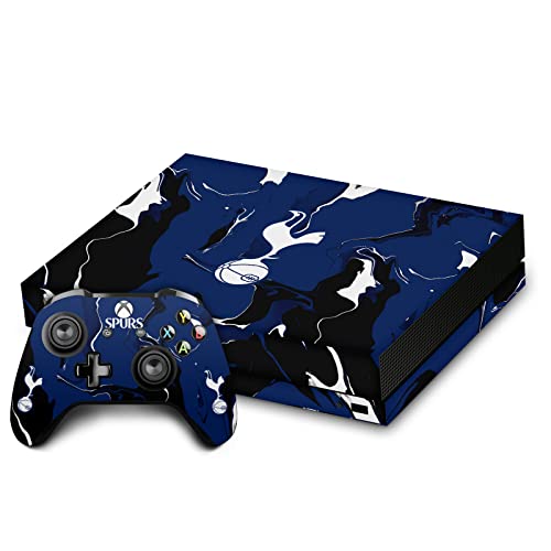 Peau autocollante Xbox One X Tottenham Hotspur FC motif marbre haute définition