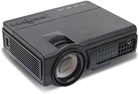 Mlison Video Projector 2000 Lumens Home Cinema Theater Multimedia Projector, Support 1080P HD + HD PC USB HDMI AV VGA