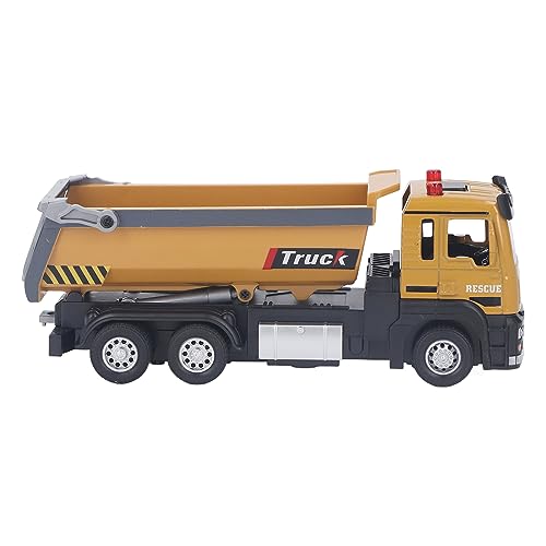 Trator de Construção RC, Caminhão de Transporte de Engenharia RC de Liga Musical 1/32 para Jardim