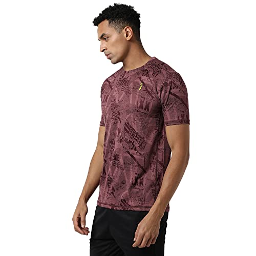 Image of Campus Sutra Men Polyester Regular Fit T-Shirt