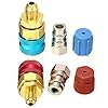 DShanLa High Side Extension Adaptor Fit For Ford/BMW/Audi High And Low R134A Quick Coupler Adapters Car Air-conditioning Quick Fitting DShanLa (Color Name : Low) #4