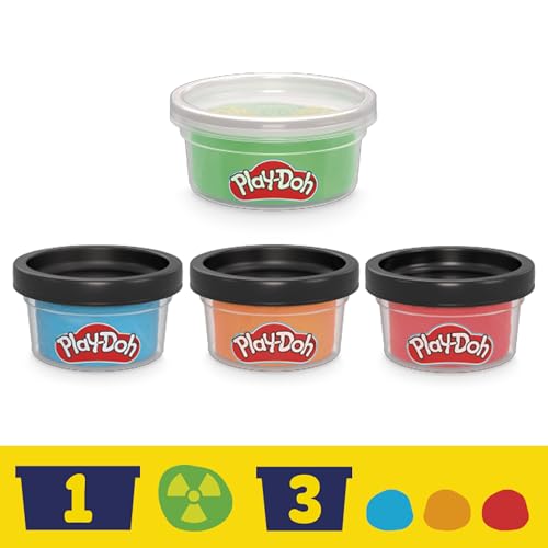 Play-Doh Marvel, Coffret Hulk Écrase Tout, Figurine Flexible et 4 Pots de Pâte à Modeler, Jouets Créatifs pour Enfants, Jeux de Rôle Super-Héros