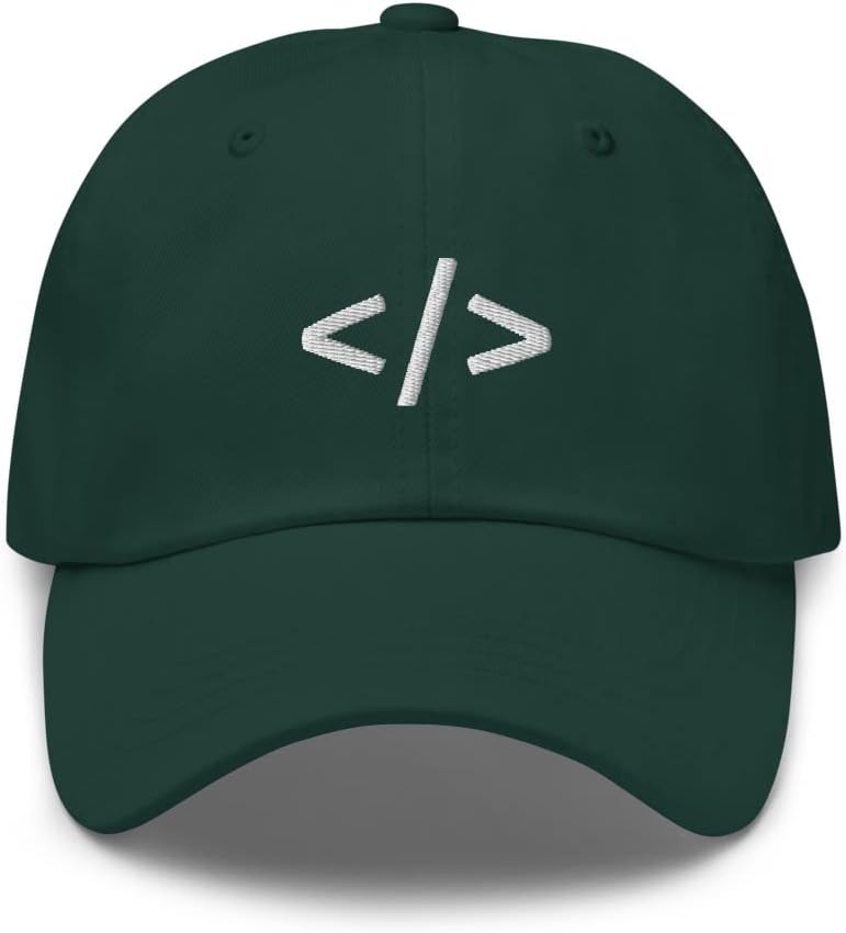 Coding Hat | Programming Hat | Software Developer | Programmer Gifts | Embroidered Dad Hat