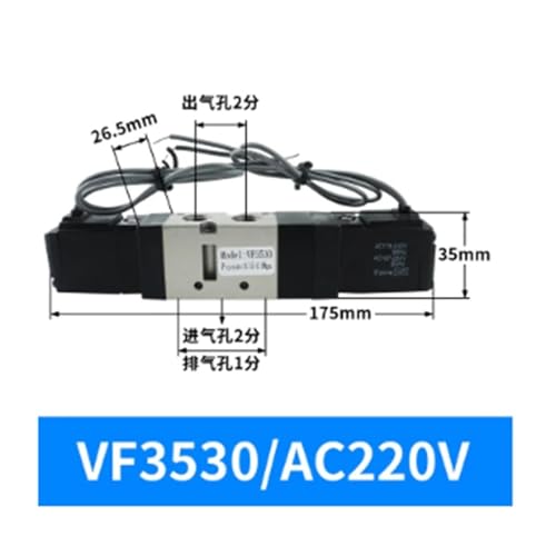 Distributeur pneumatique VF3130 5 voies pour stabiliser la pression des automatismes - 3