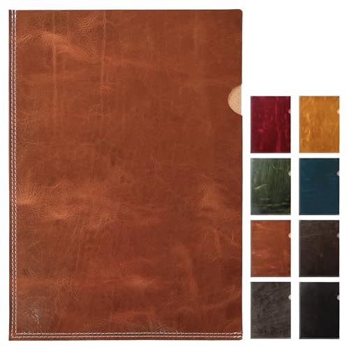 ※訳あり1点のみ　イタリアンレザー　コラージュ収納ファイル　A5サイズ収納可 Amazon.co.jp: 【整理収納アドバイザー監修】 名刺ホルダー 300