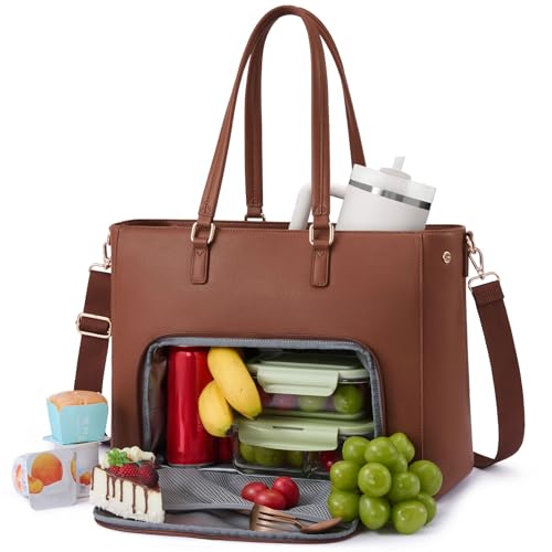 LOVEVOOK Lunch Tote Bag for Women, 3 in 1 Work