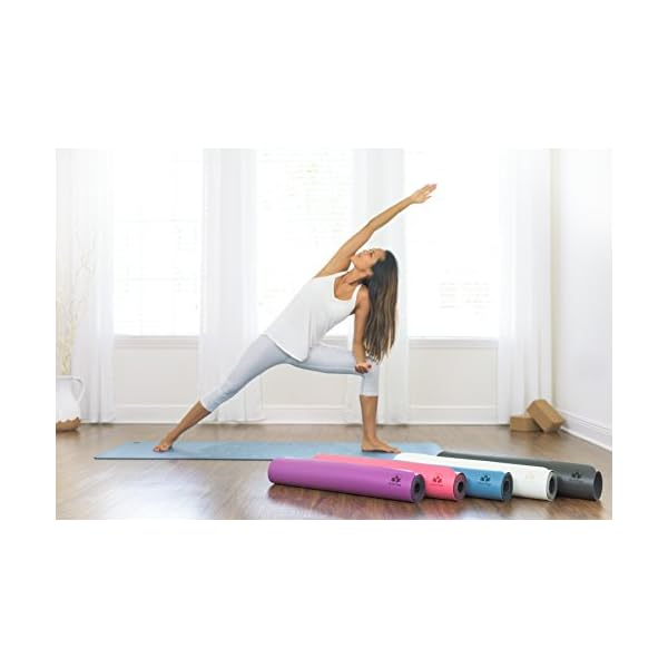 Premium Clever Yoga Mat - Extra Long Yoga Mat Suitable For All Yoga Types - Workout Mat For Home Or On The Go - Includes Our Perfect Fit Mat Bag - Blue