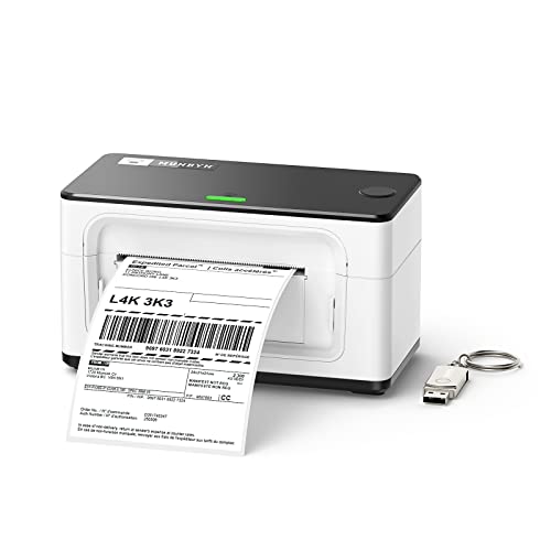 MUNBYN P941U Thermal Label Printer, 4x6 Inches, USB, Monochrome, Compatible with UPS, USPS, FedEx, eBay, Etsy