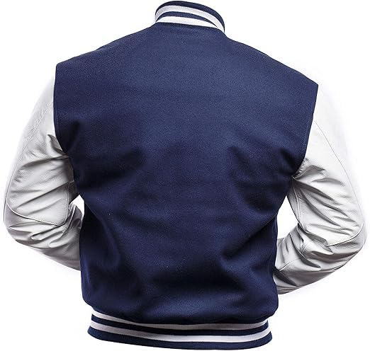 Image of Letterman Varsity Jackets for Men, Baseball Bomber Jackets, High School Letterman Jackets, Warm Wool Outerwear