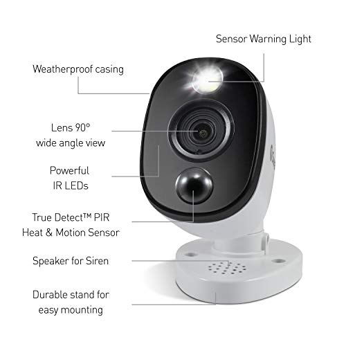 Swann Home Security Camera System, 8 Channel 8 Bullet Cams, 4K Ultra HD