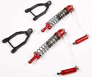 Hockus Accessories high Strength 10MM Front Shocks Set with Hydraulic Abdominal for HPI Racing/KM HPI 5B 5T 5SC - (Color: Red)
