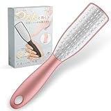 fogman かかとやすり ケア 角質取り 足 軽石 ヘアブラシ 削り クリーム フットケア リムーバー ブラシ ヤスリ フットファイル (ピンク)