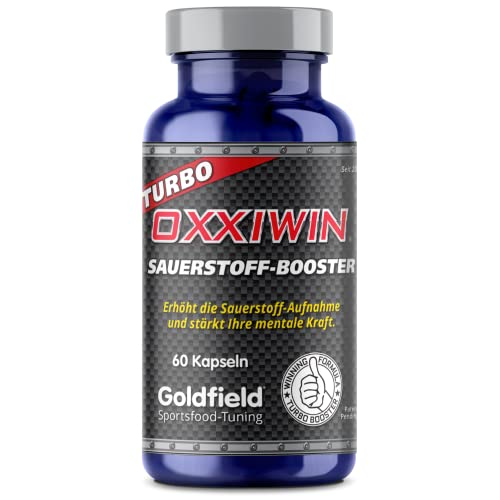 Goldfield Oxxiwin Sauerstoff Booster 60 Kapseln | Sauerstoff & Mental-Booster in der starken Aktiv-Kapsel | Guarana-Extrakt, Eisen, Vitamin C Cover