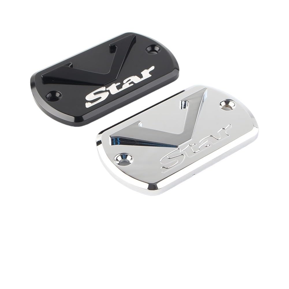 Tapón depósito líquido Frenos Tapa de depósito de líquido de Frenos Delantero de Motocicleta, Tapa de depósito para Y&amaha V Star XVS 650/950/1100/1300