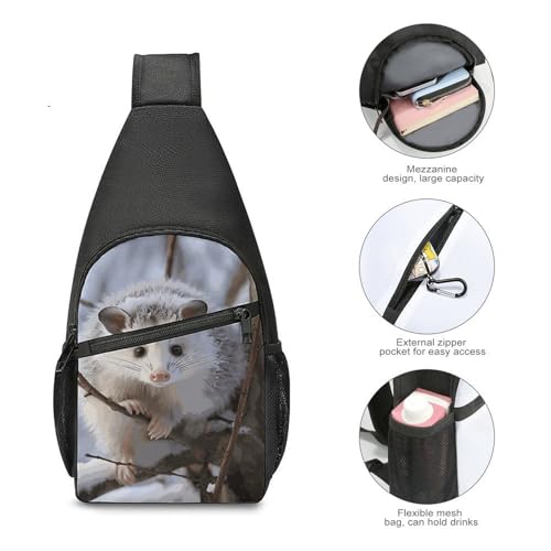 Sling Bag para mujeres y hombres bolsa cruzada pequeña miniatura 4
