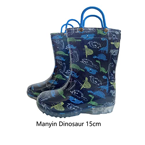 WREA 2 peças botas de chuva infantis de cano médio botas de chuva antiderrapantes botas de água para
