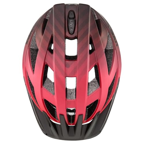 uvex i-vo cc Fahrradhelm, red-Black matt, 52-57 cm – Ansicht 5