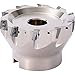 Kyocera MEC 080R1110T Inch Bore Diameter, Fine Pitch, 10 Flute, 90 Degree Face Mill with a 80.00mm Cutting Diameter for Shouldering, Facing, Slotting, Helical Milling, Plunging Applications
