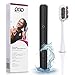 Go Plus Sonic Toothbrushes for Adults w/Electric Toothbrush Case (Black) - Electric Toothbrush for Adults & Kids - Sonic Toothbrush w/ 2 Speeds - 18000-24000 Vibrations Per Minute