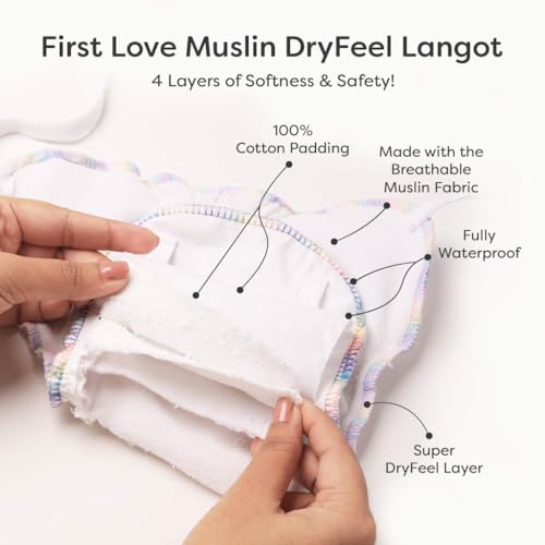Image of SuperBottoms DryFeel Langot - White - 12P (LARGE- 5-10KG)