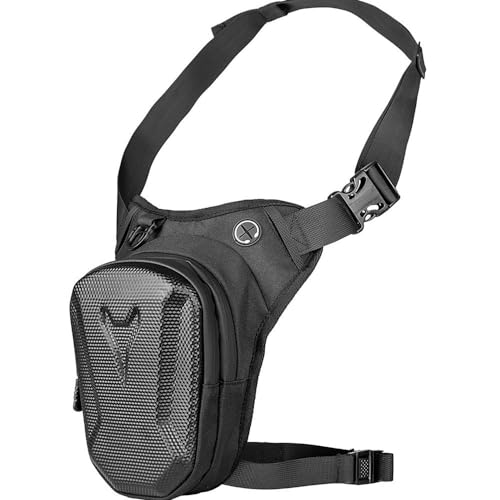 Salud, Sports KIOVINO Bolso de Pierna para Moto para Hombres y Mujeres, Bolso Duro de Cáscara de EVA para Montar a Caballo, Acampar, Cazar, etc.