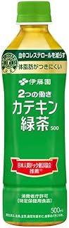 伊藤园 2种工作 儿茶素绿茶 特定保健食品 特保 500毫升塑料瓶×24瓶装