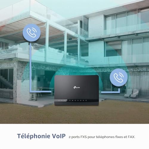 TP Link Archer VR1210v routeur sans fil Gigabit Ethernet Bi bande 2 4 GHz / 5 GHz Neuf - vue 9