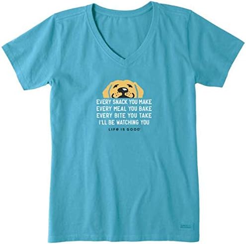 Life is Good Womens Crusher Vee Dog Days