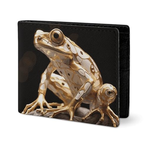 Wallet for Men Credit Card Holder Heavy Industry Frog Slim Leather Wallet for Women Menâ€™s Wallet2
