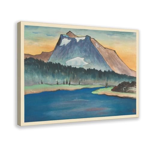 Toile Coucher de soleil au parc Tioga Chiura Obata cadre suspendu 61x91 cm