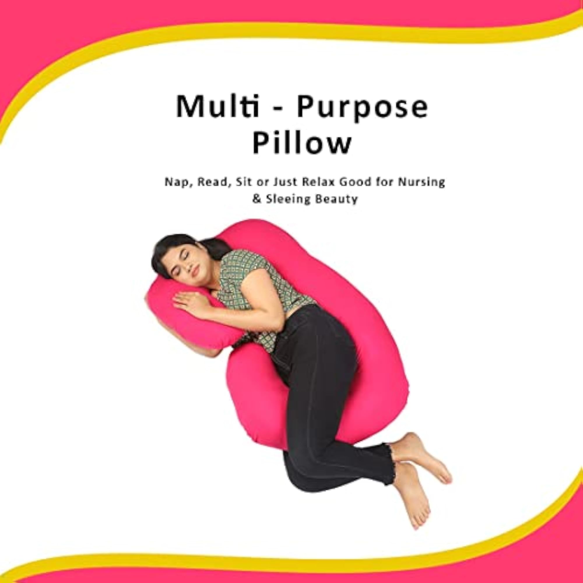 Soft Comfortable C Shaped Pregnancy Pillow