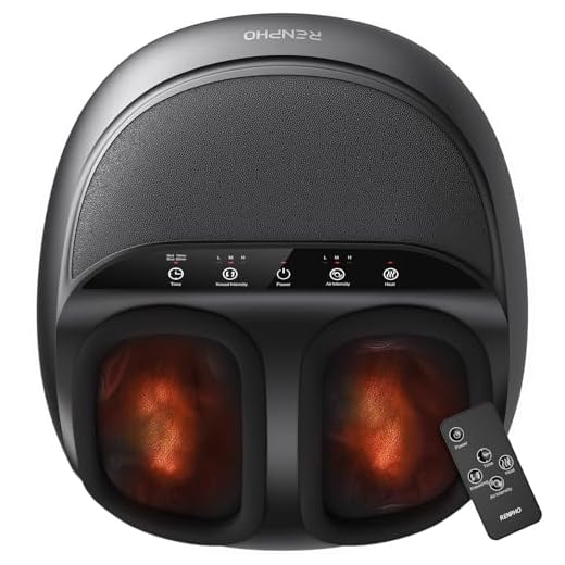 RENPHO Masajeador de Pies [Actualizado en 2026], Shiatsu Masajeador Eléctrico de Pies con Calor, Control Remoto, Amasado, Rodamiento y Compresión de Aire, Regalo Para Hombres y Mujeres