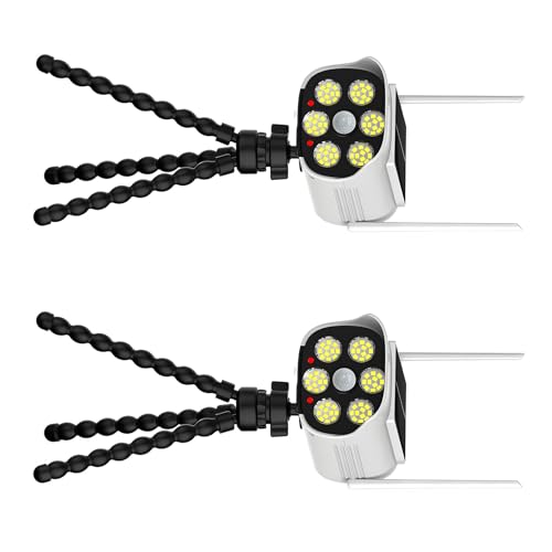 Lampe solaire de simulation avec capteur de mouvement et batterie 1500 mAh
