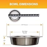 Neater Pet Brands 1.5 Cup (12 oz.) Shallow Stainless Steel Cat Bowls, 1 Single Neater Feeder Replacement Bowl (Deluxe Model), Metal Cat Dishes for Food and Water, Whisker Friendly, Dishwasher Safe - Image 3