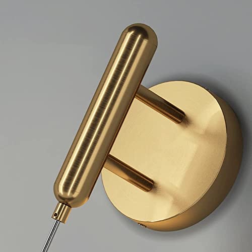 Aplique de cristal de cobre postmoderno WQHPLMD con luz LED de lujo 2