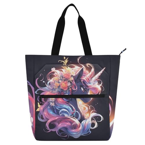 Sac pour l'école enfant solide contre l'usure avec motifs licornes