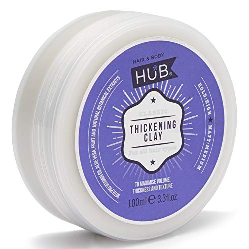 HUBClassic Thickening Clay Styling Product – 100 g / 100 ml x 1. Strong Hold and Medium Matte Finish.