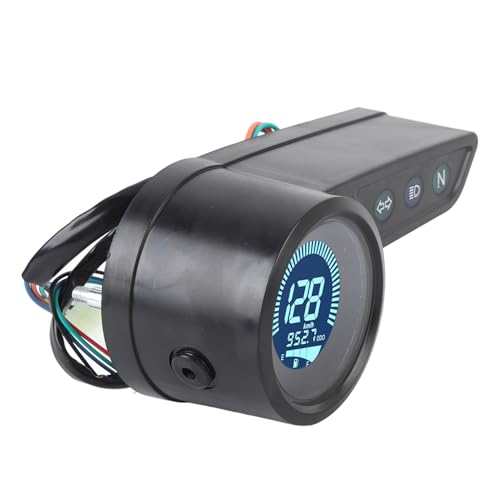 Velocímetro digital para motocicleta 12V con odómetro universal LCD 7