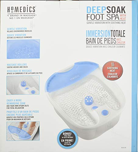 Homedics Deep Soak Footspa, 5.1 Pound by Homedics - Image 4