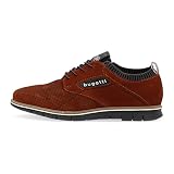 bugatti Herren Simone Comfort Sneaker, orange, 42 EU