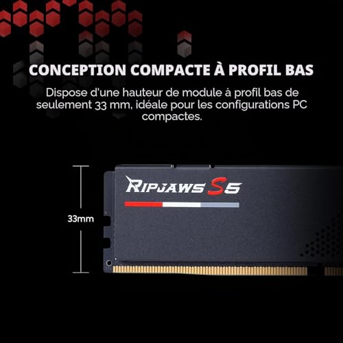 G.Skill Ripjaws S5 DDR5 32 Go solution pour éliminer les ralentissements PC