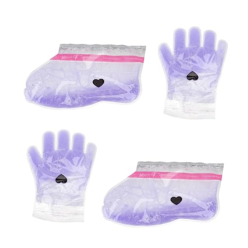 OATIPHO 2 Guantes de Cera de para Manos y Pies Juego de Lavanda para Tratamientos de y Cuidado Casa y Masajes