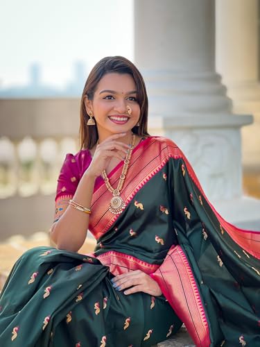 Pandadi Saree paithani silk saree – image 7