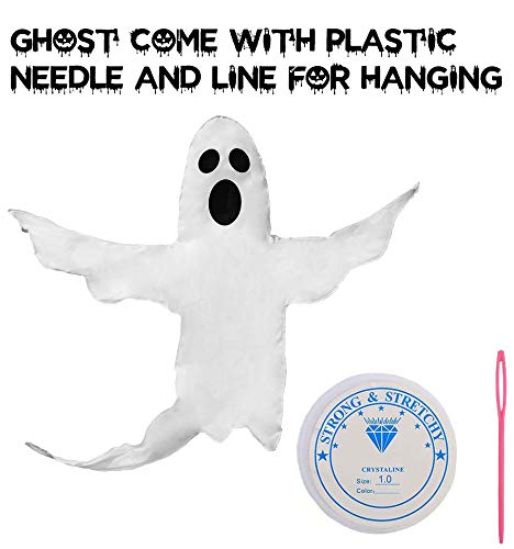 FINGOOO-Halloween-Hanging-Ghost-53-x-50-inch-Large-Halloween-Decoration-in-DoorOutdoor
