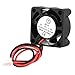 Ruilogod DC 12V 0.1A 2510S bezszczotkowy Wentylator 25mm x 25mm x 10mm Czarny