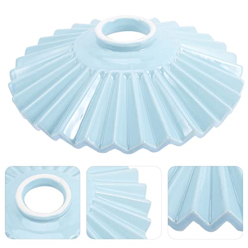 Image of Angoily Modern Ceramic Lampshade Cover for Chandelier Green Lamp Shade for Living Room