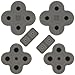 Produktbild 2 Sets leitfähige Gummi-Tastenkontakte, D-Pads, Ersatz für Nintendo DS Lite NDSL DSL, Ersatzteile, Reparaturteile